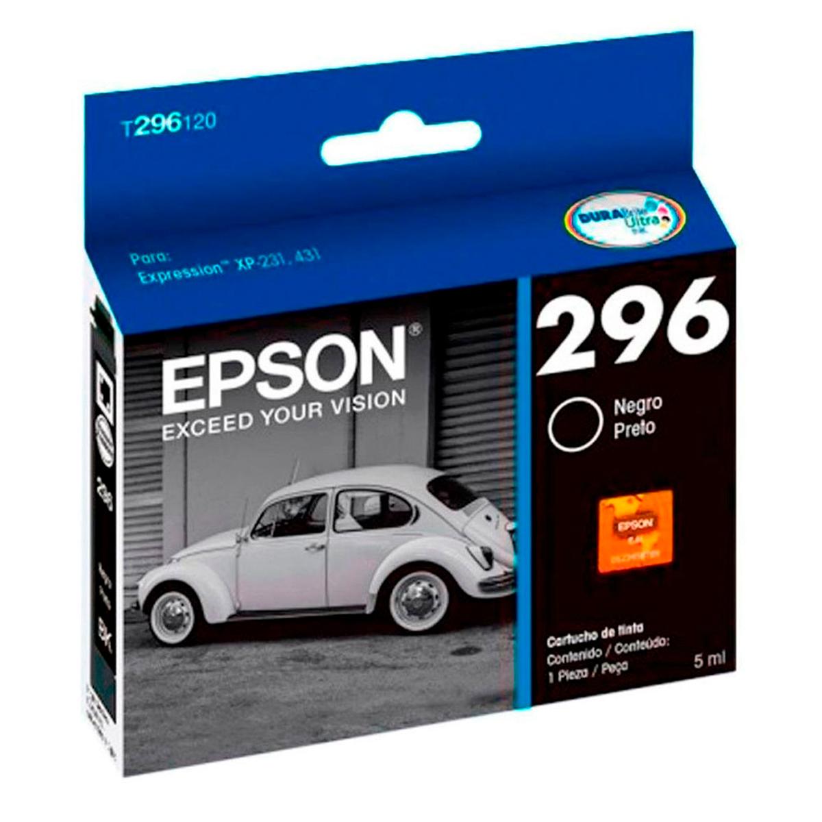 Cartucho De Tinta Epson 296 Negro T296120-AL